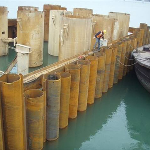 晋城钢护筒现场安装