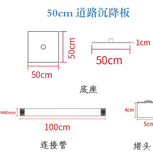 晋城沉降板规格型号如何选择?